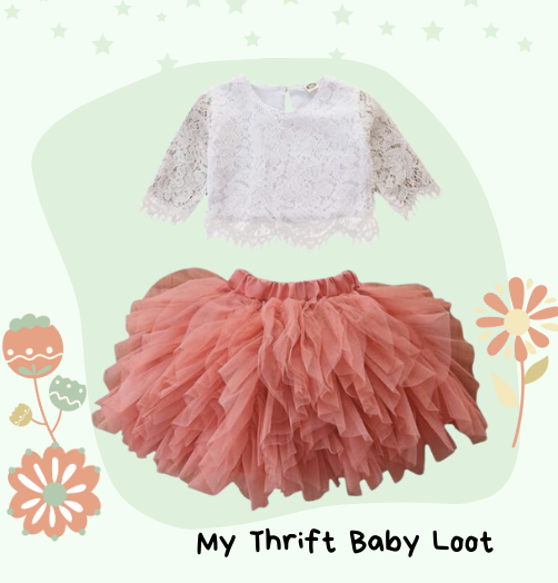 NEW Hopscotch Girls Blouse and Skirt Set (1-3 years)